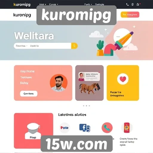 Avaliação da interface do usuário do site kuromipg